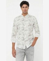 Camicia a fantasia manica lunga