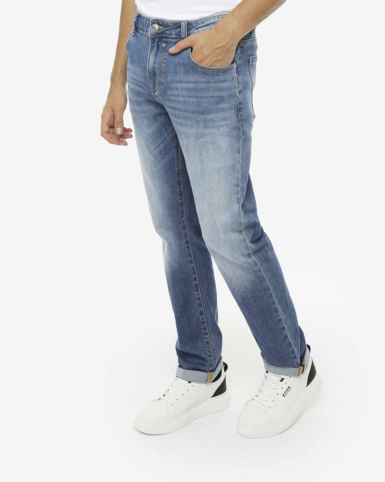 Jeans taglio regular in cotton