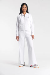 Felpa con zip con cappuccio e coulisse