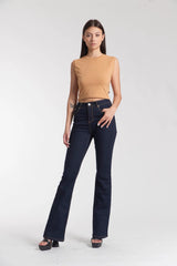 Jeans dark blue flare