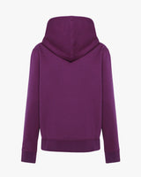 Felpa zip con cappuccio donna