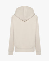 Felpa zip con cappuccio donna