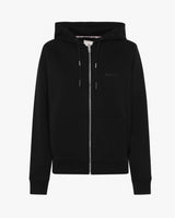 Felpa zip con cappuccio donna