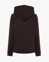 Felpa zip con cappuccio donna
