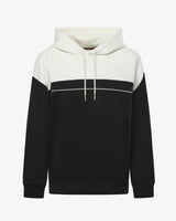 Felpa bicolore - Con cappuccio