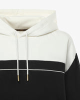 Felpa bicolore - Con cappuccio