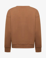 Felpa con stampa tono su tono