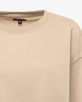 Felpa con stampa tono su tono