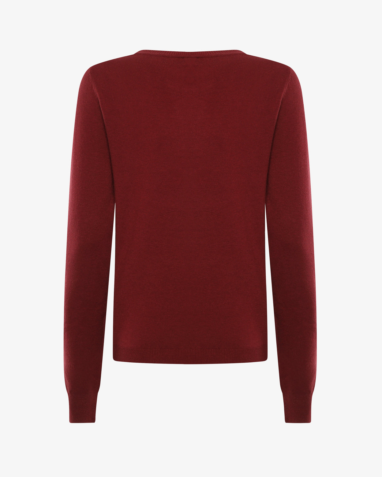 Maglia girocollo con collo a costine