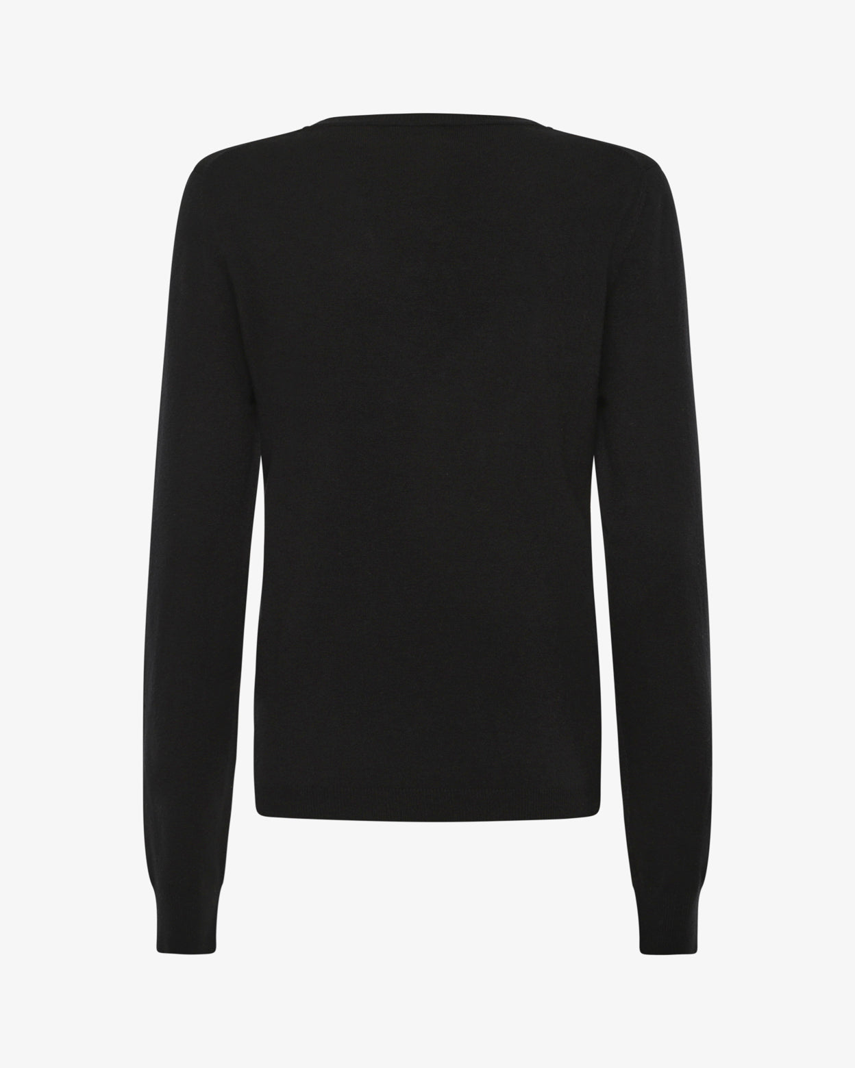 Maglia girocollo con collo a costine