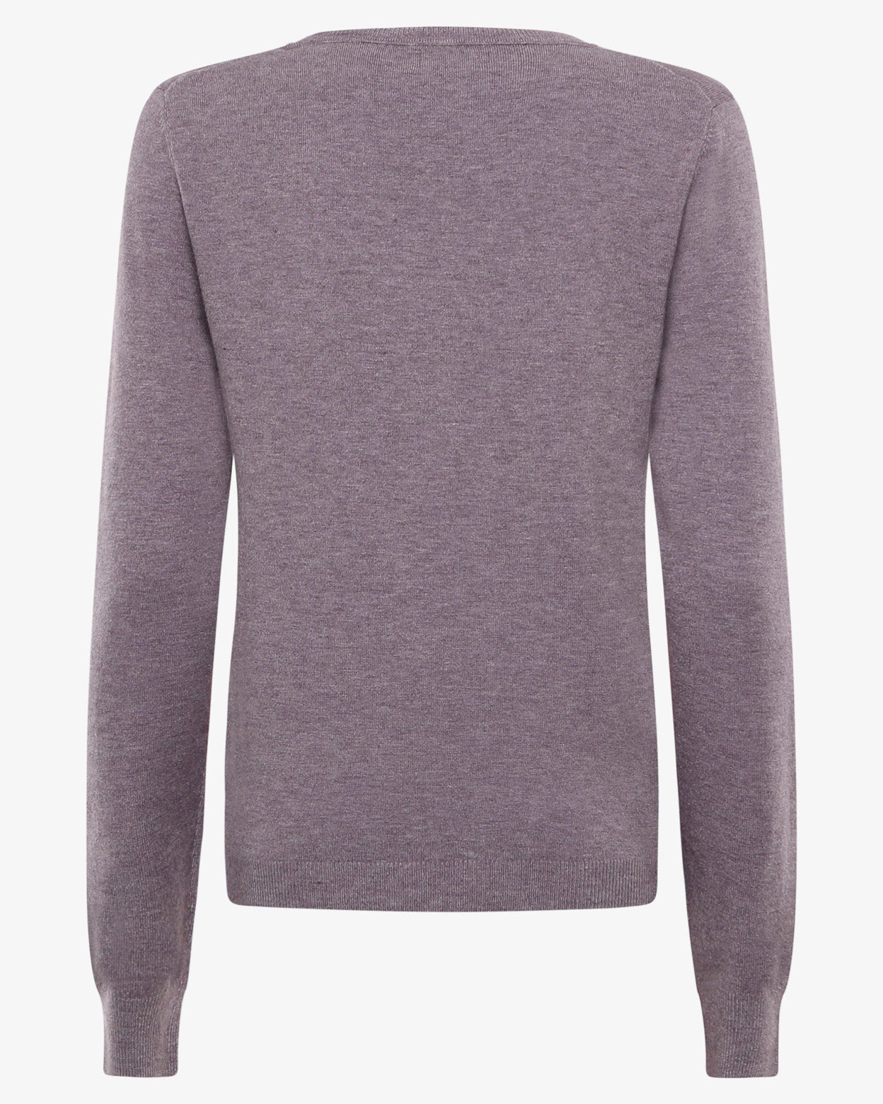Maglia girocollo con collo a costine