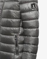 Giubbotto lungo con cappuccio