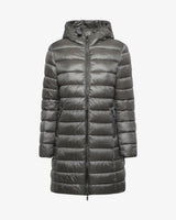 Giubbotto lungo con cappuccio