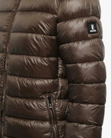 Giubbotto lungo con cappuccio