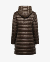 Giubbotto lungo con cappuccio