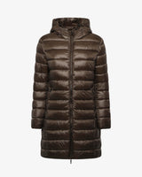 Giubbotto lungo con cappuccio