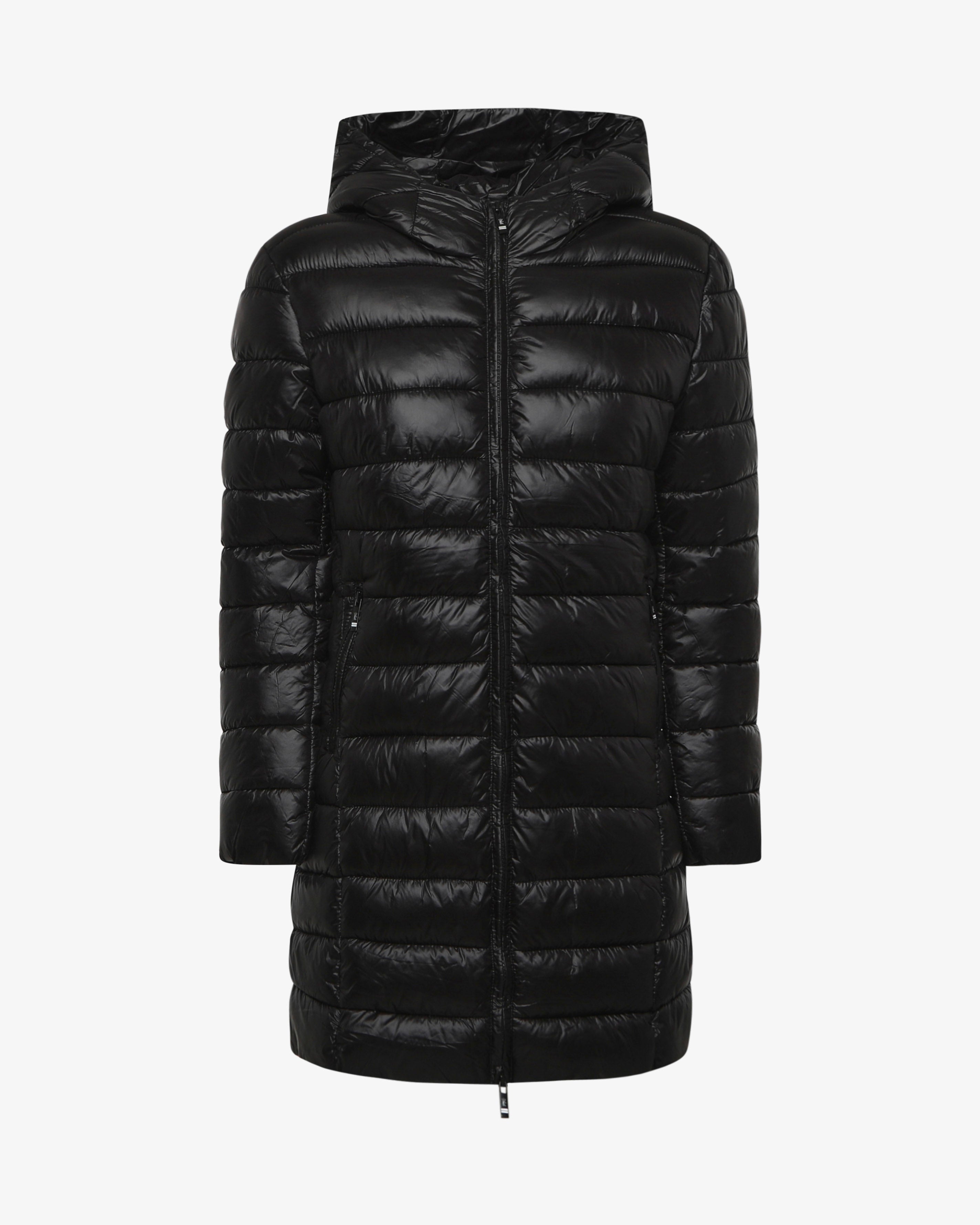 Giubbotto lungo con cappuccio