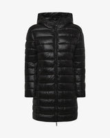 Giubbotto lungo con cappuccio