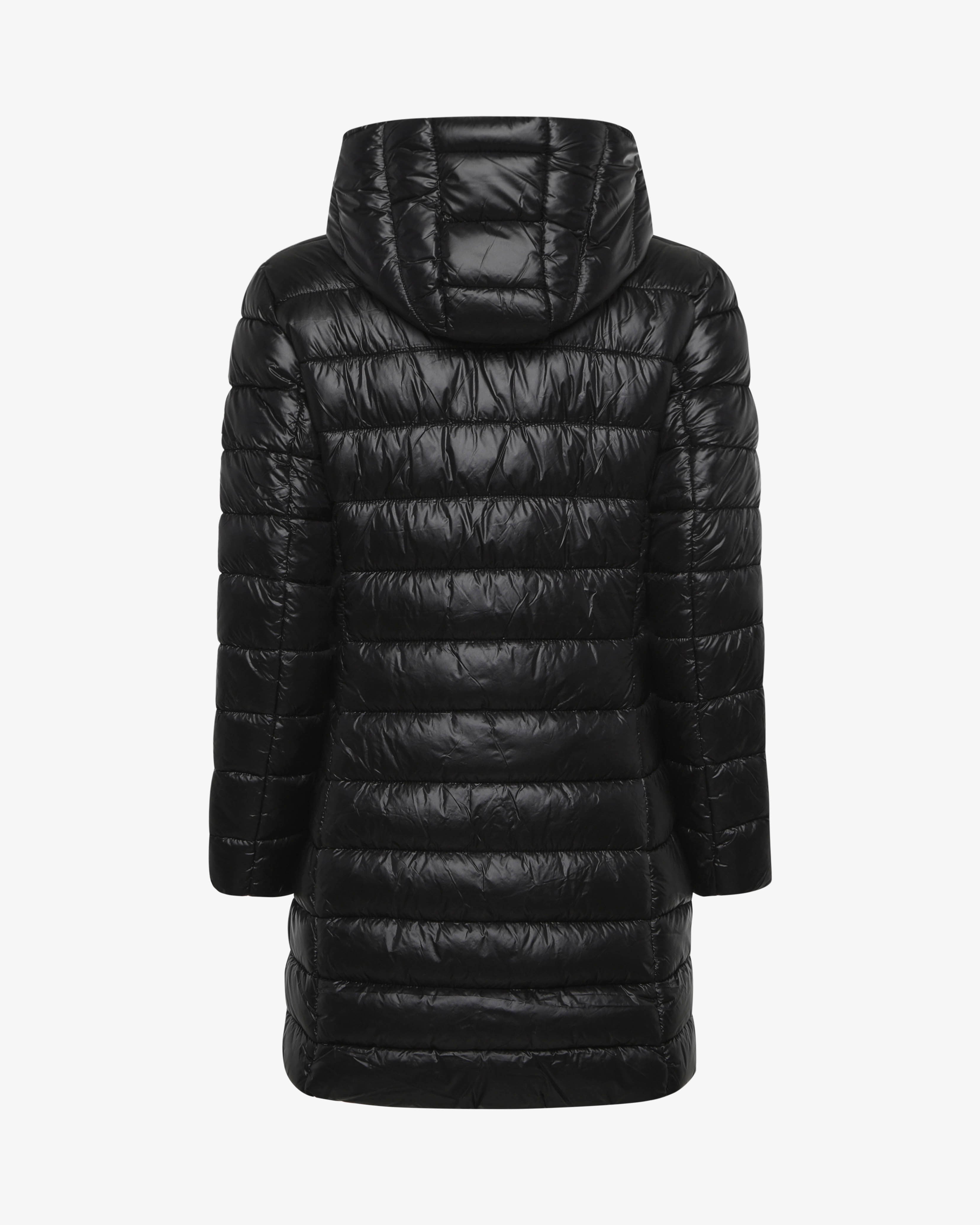 Giubbotto lungo con cappuccio