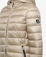 Giubbotto lungo con cappuccio