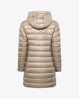 Giubbotto lungo con cappuccio