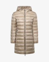 Giubbotto lungo con cappuccio