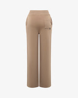 Pantalone felpa a gamba larga
