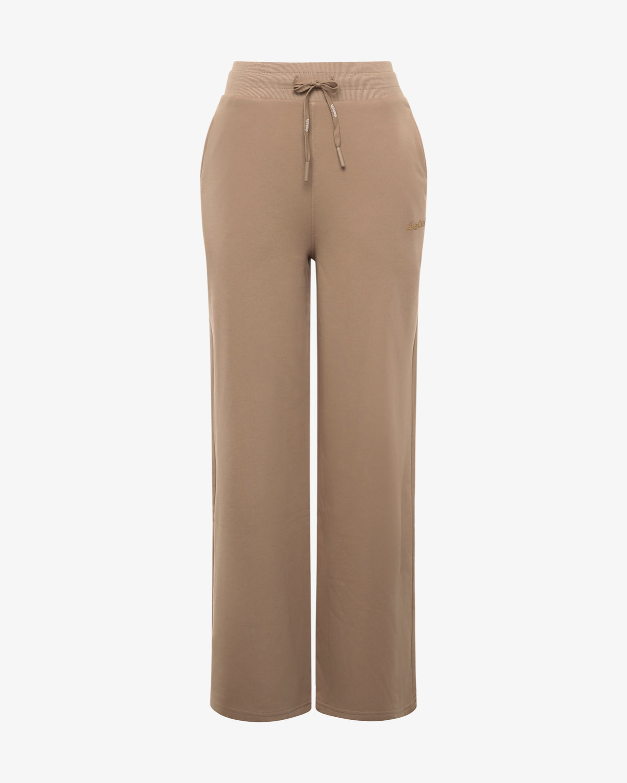 Pantalone felpa a gamba larga