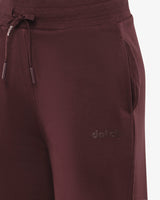 Pantalone felpa a gamba larga
