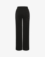 Pantalone felpa a gamba larga