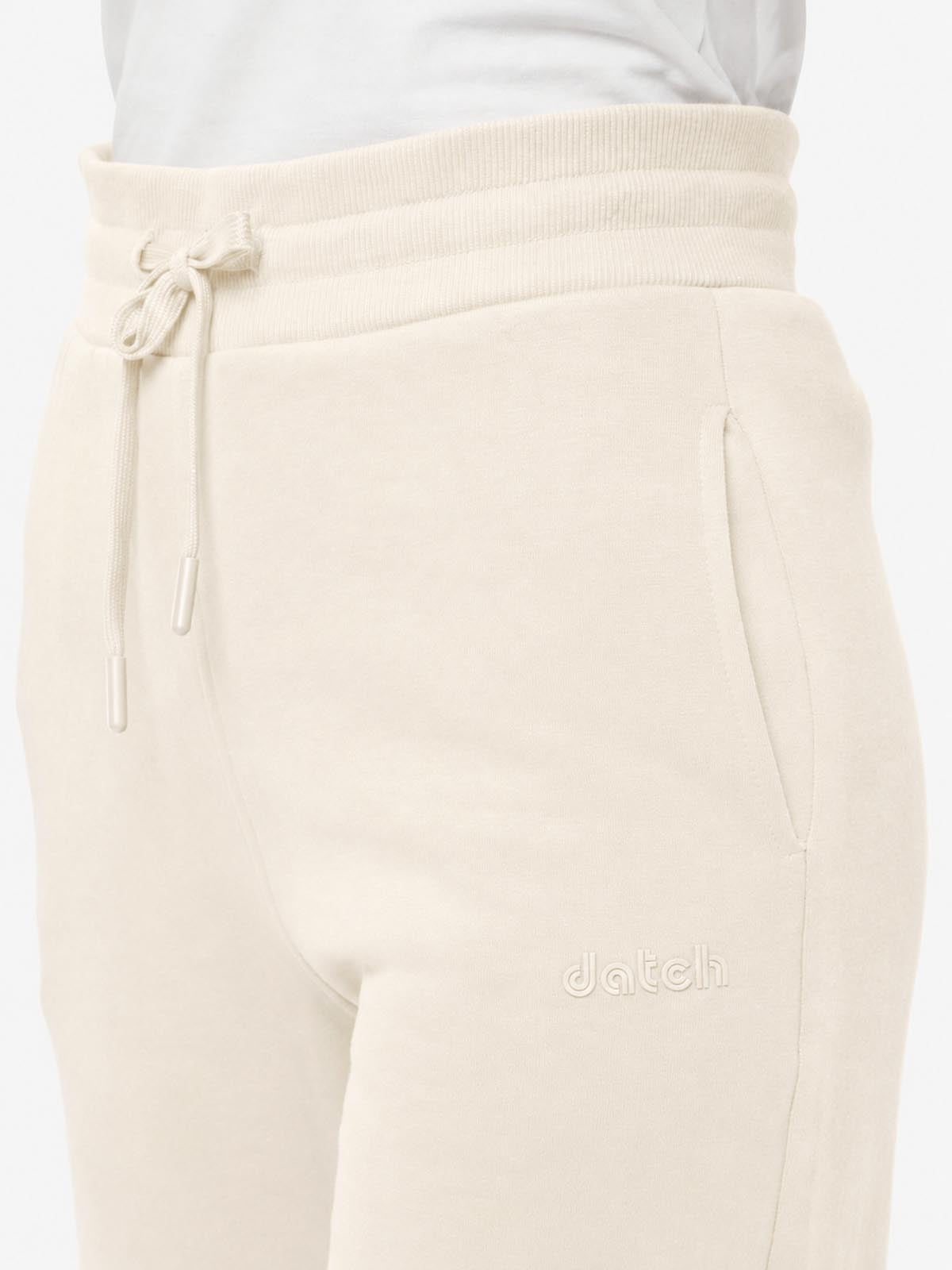 Pantalone felpa a gamba larga