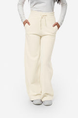 Pantalone felpa a gamba larga