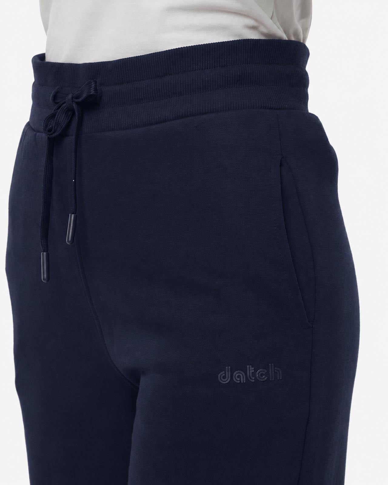 Pantalone felpa a gamba larga