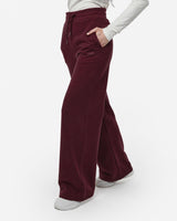 Pantalone felpa a gamba larga