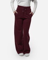 Pantalone felpa a gamba larga