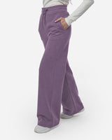 Pantalone felpa a gamba larga