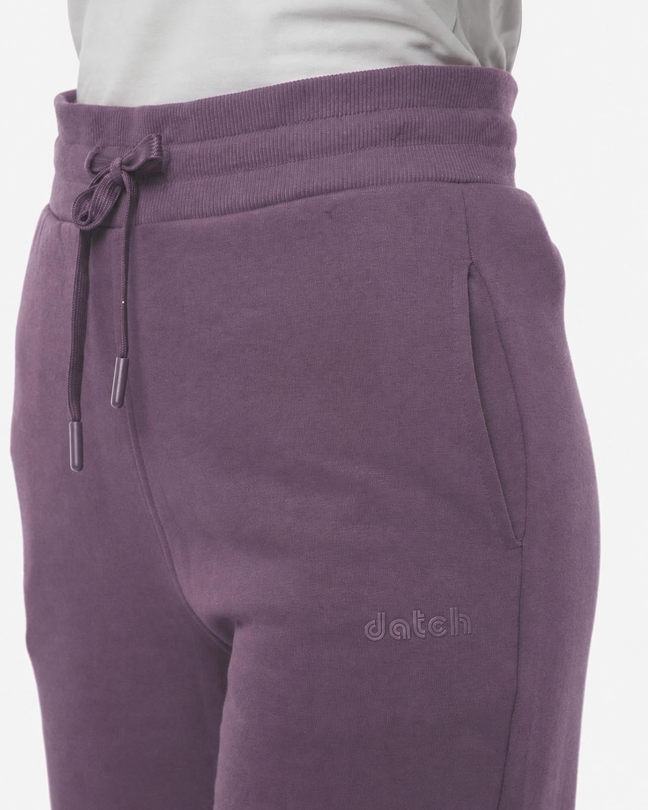 Pantalone felpa a gamba larga