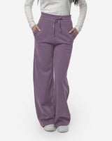 Pantalone felpa a gamba larga