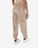 Pantaloni con tasconi in ciniglia