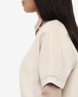 Felpa Maniche Cropped