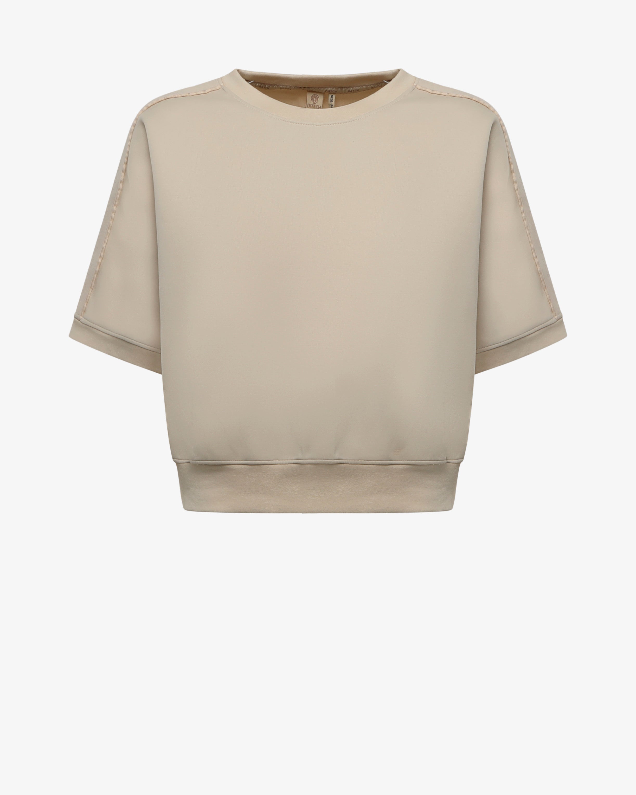 Felpa Maniche Cropped