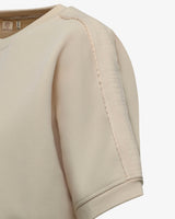 Felpa Maniche Cropped