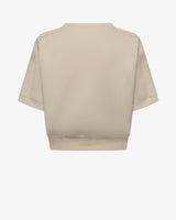 Felpa Maniche Cropped