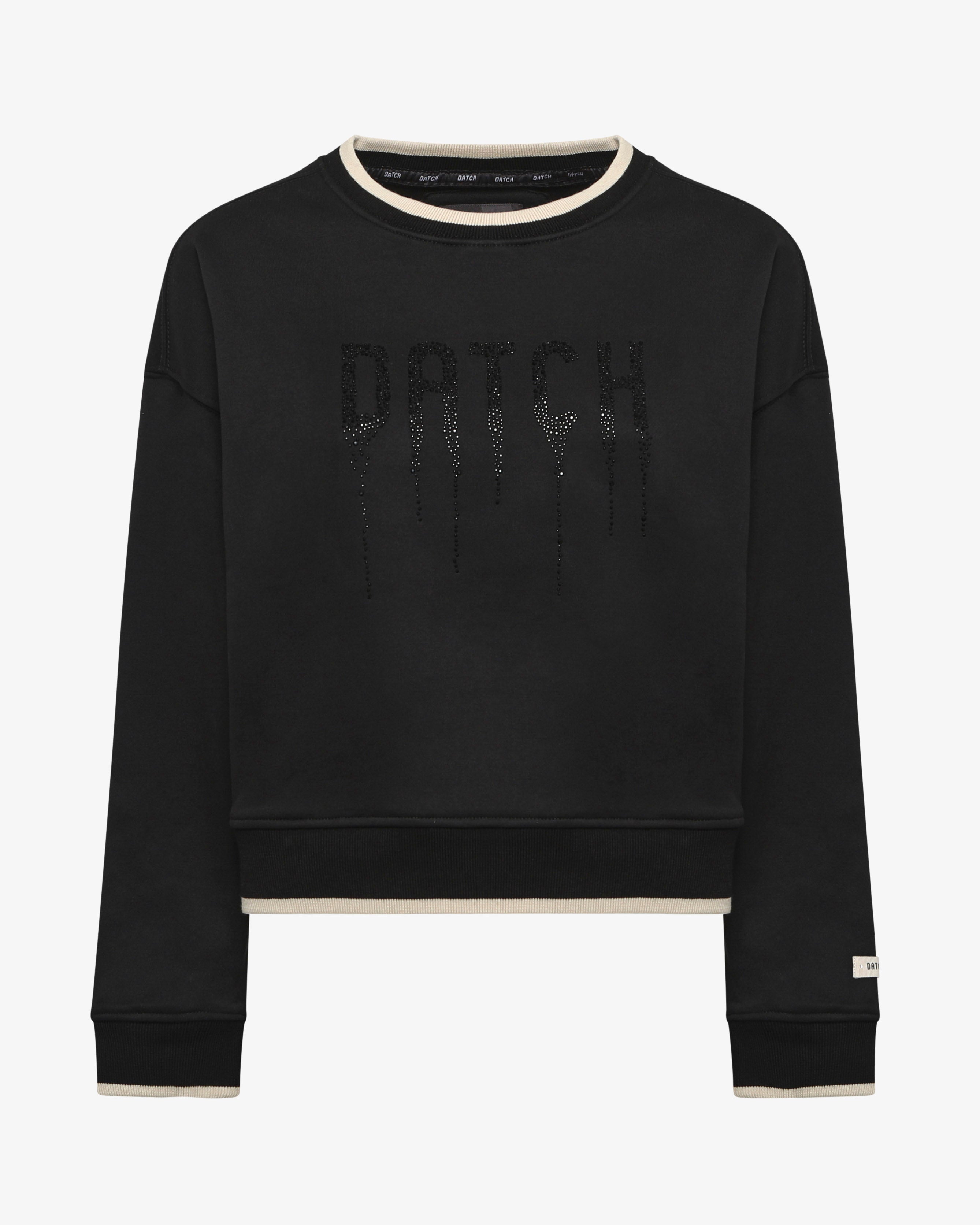 Felpa over con girocollo