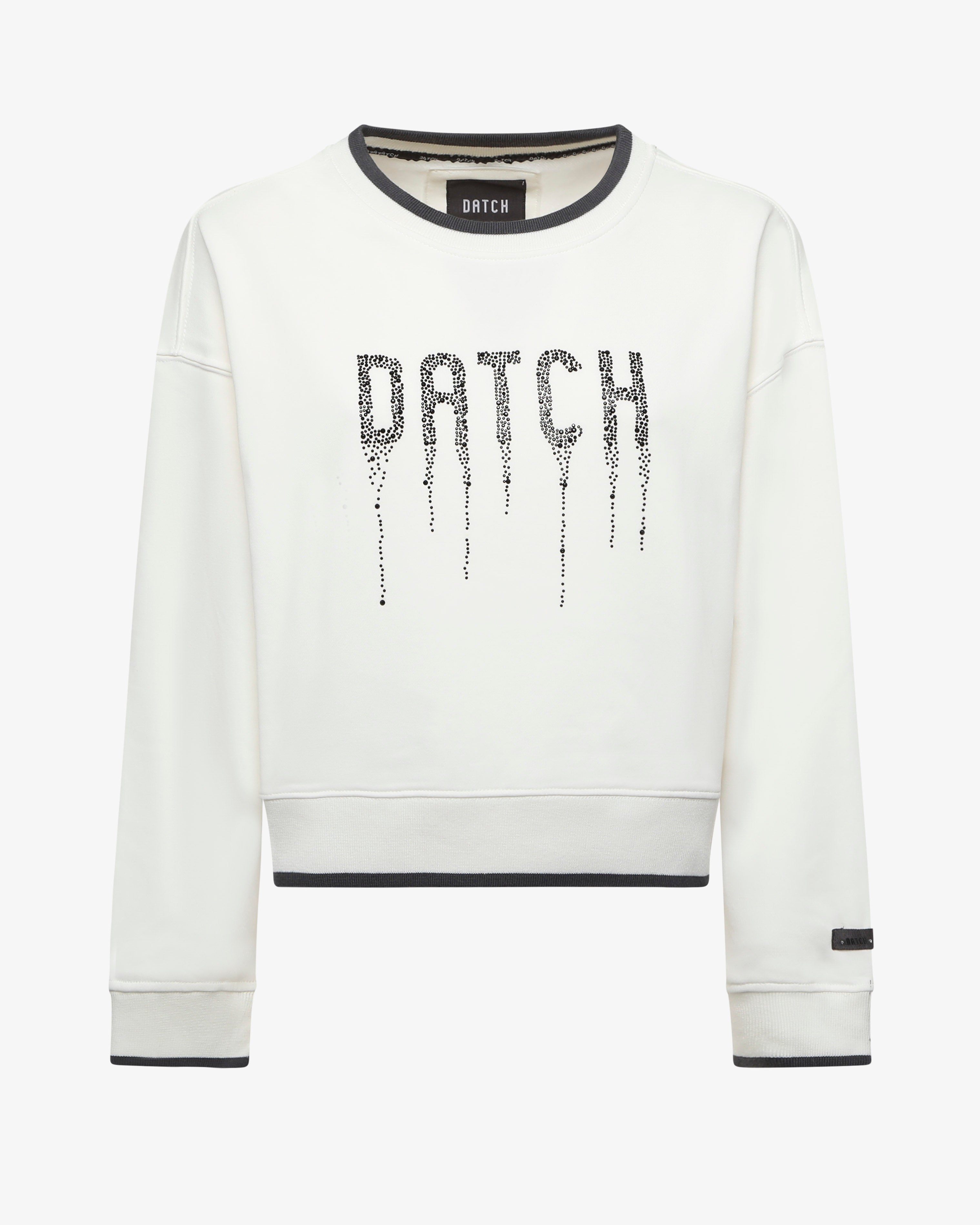 Felpa over con girocollo