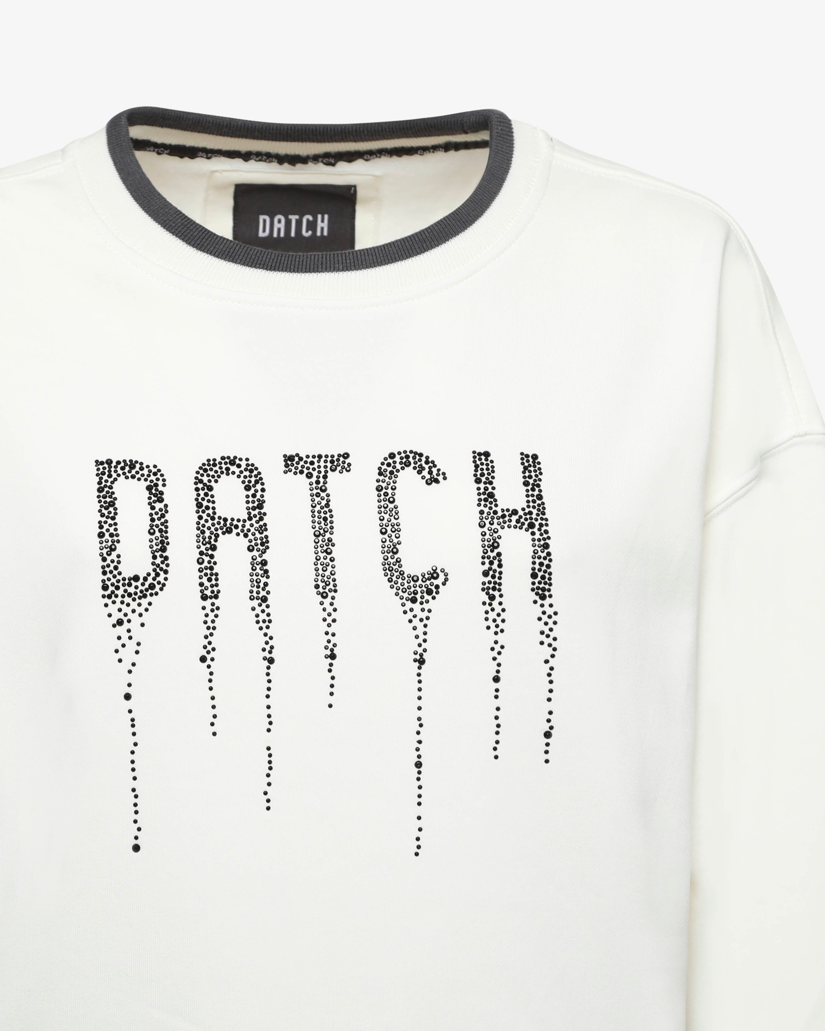 Felpa over con girocollo