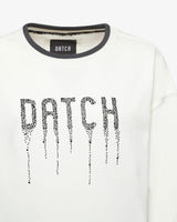 Felpa over con girocollo