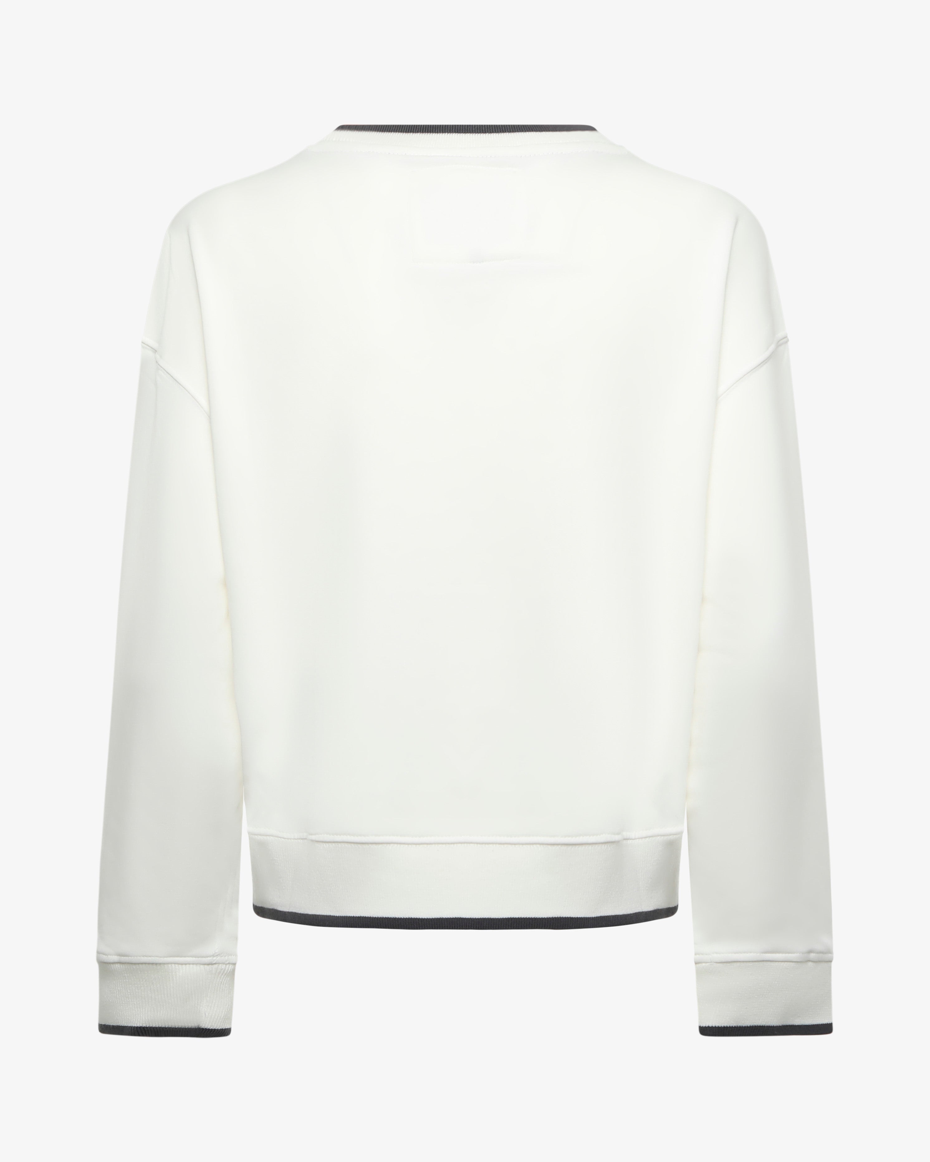 Felpa over con girocollo