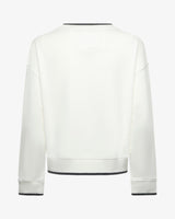 Felpa over con girocollo