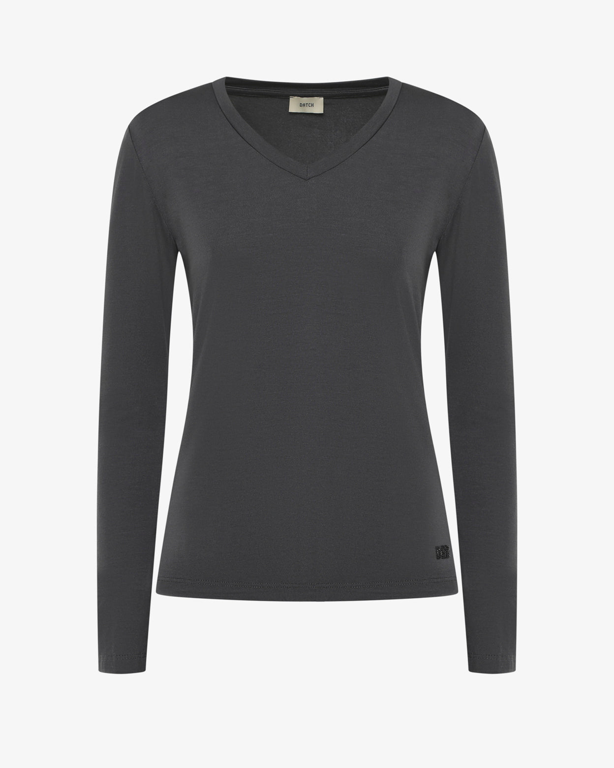 T-Shirt Girocollo con scollo a V